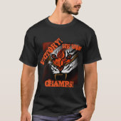 ORANGE- UND SCHWARZE STREIFEN T-Shirt (Vorderseite)