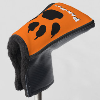 Orange und schwarze Tatzen-Tatze Golf Headcover