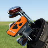 Orange und schwarze Tatzen-Tatze Golf Headcover (In Situ)