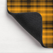Orange und schwarzer Flanell Mousepad (Ecke)