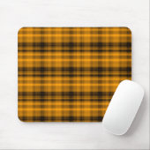 Orange und schwarzer Flanell Mousepad (Mit Mouse)