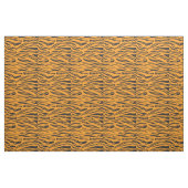 Orange und schwarzer Tiger-Streifen deckte Gewebe Stoff (Fat Quarter (45,7 x 55,9 cm))