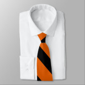 Orange und Schwarzes II Krawatte (Gebunden)