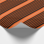 Orange und schwarzes Packpapier (Ecke)