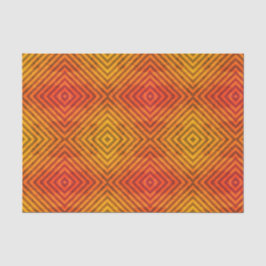 ORANGE UND SCHWARZES Seidenpapier