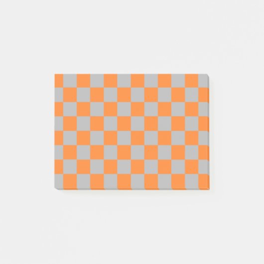 Orange und Silber Post-it Klebezettel (Vorderseite)