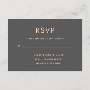Orange und Smoky Grau   World Map Wedding RSVP