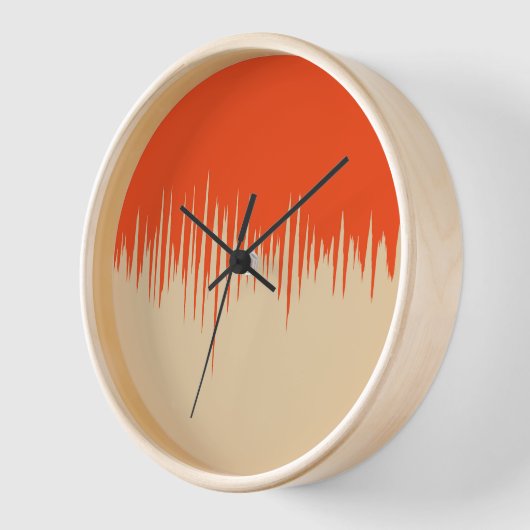 Orange und Tan Uhr (Winkel)