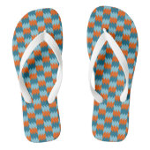 orange und türkis badesandalen (Fußbett)
