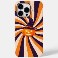 Orange und Violet Psychedelic Jack-O'-Lantern