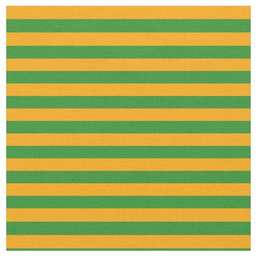 Orange- und Waldgrün Streifen/Linienmuster Stoff (Nahaufnahme)