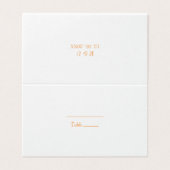 Orange und Weiß (Außenseite Aufgefaltet)