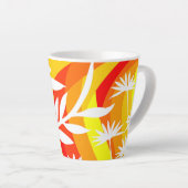 Orange und Weiß Botanisch Milchtasse (Rechte Ecke)