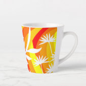 Orange und Weiß Botanisch Milchtasse (Rechts)