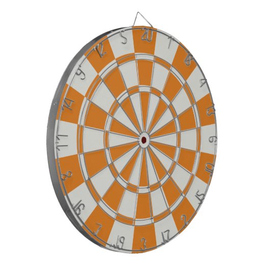 orange und weiß dartscheibe (Vorderseite Links)