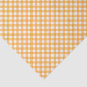 Orange und weiß kariert seidenpapier (Ausschnitt)