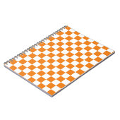 Orange und Weiß Notizblock (Linke Seite)