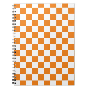 Orange und Weiß Notizblock