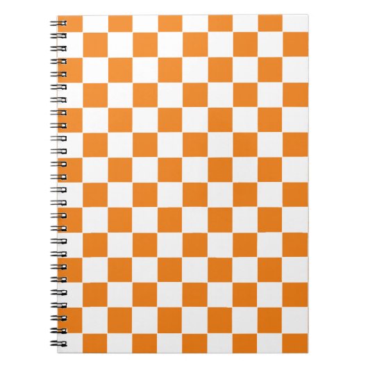 Orange und Weiß Notizblock (Vorderseite)