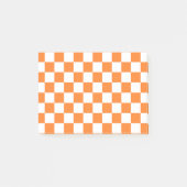 Orange und Weiß Post-it Klebezettel (Vorderseite)