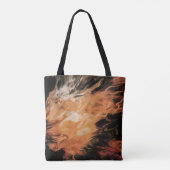 ORANGE UND WEISS RAUCH TASCHE (Rückseite)