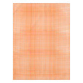 Orange und weiße Farben des Gingham-| Thankgiving Tischdecke (Vorderseite)