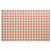 Orange und weiße Karo-Gingham Stoff (Fat Quarter (45,7 x 55,9 cm))