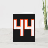 Orange und weiße Srts Nummer 44 Trikot Uniform Pla