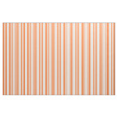 Orange und weiße Streifen Stoff (Yard (91,4 cm))