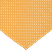 Orange und weiße Tupfen Tischdecke (Schrägansicht)