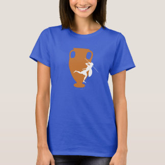 Orange und weißes Logobild des Spektrums T-Shirt
