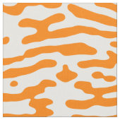 Orange- und Weißfische Stoff (Nahaufnahme)