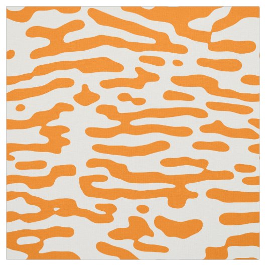 Orange- und Weißfische Stoff (Muster)
