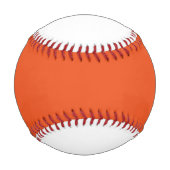 Orange und White Baseball (Vorderseite)