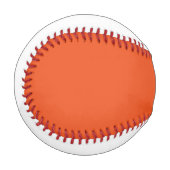 Orange und White Baseball (Vorderseite Links)