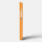 Orange und White Geometric Muster Diamonds Case-Mate iPhone Hülle (Rückseite / Links)