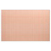 Orange und White Gingham Stoff (Yard (91,4 cm))