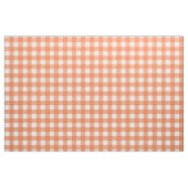 Orange und White Gingham Stoff (Fat Quarter (45,7 x 55,9 cm))
