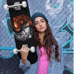 Orange und White Lucky Koi Fisch Japan Kunst Skateboard<br><div class="desc">Orange und White Lucky Koi Fisch Japan Kunst</div>