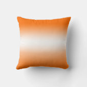 Orange und White Ombre Kissen (Rückseite)