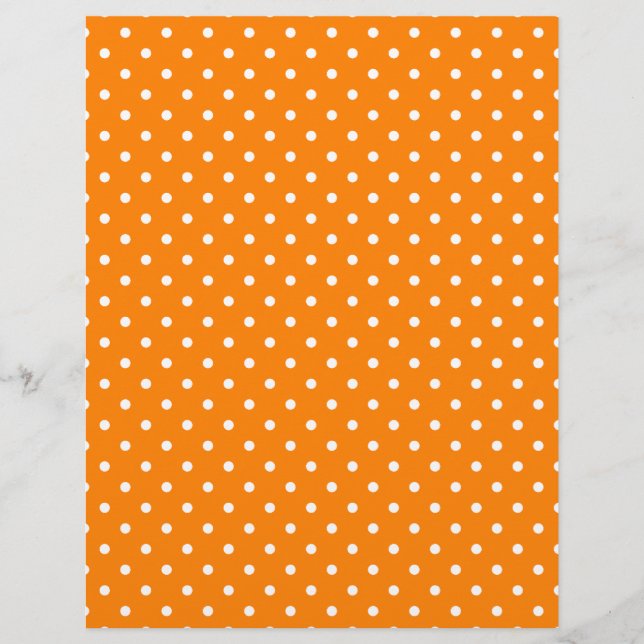 Orange und White Polka Dots (Vorderseite)
