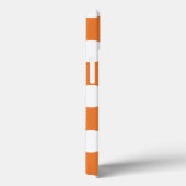 Orange und White Polka Dots Case-Mate iPhone Hülle (Rückseite / Rechts)