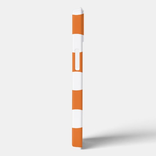 Orange und White Polka Dots Case-Mate iPhone Hülle (Rückseite / Rechts)