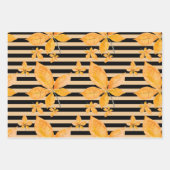 ORANGE- UND YELLOW-AUTUMNSTÜCKE GESCHENKPAPIER SET (Vorderseite 3)