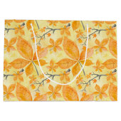 ORANGE- UND YELLOW-HERBSTLAUBE GROßE GESCHENKTÜTE (Rückseite)