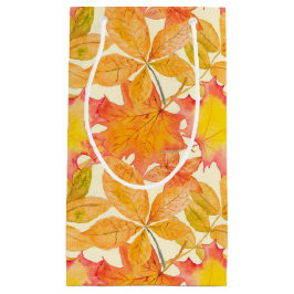 ORANGE- UND YELLOW-HERBSTLAUBE KLEINE GESCHENKTÜTE