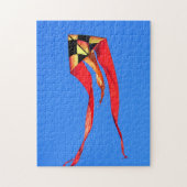 Orange und Yellow Kite Jigsaw Puzzle (Vertikal)