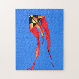 Orange und Yellow Kite Jigsaw Puzzle
