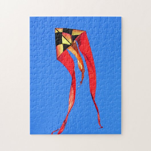 Orange und Yellow Kite Jigsaw Puzzle (Vertikal)