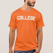 Orange Uni T-Shirt (Vorderseite)